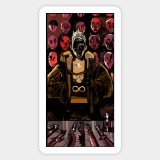 The Magician (Cyberpunk Tarot) Sticker